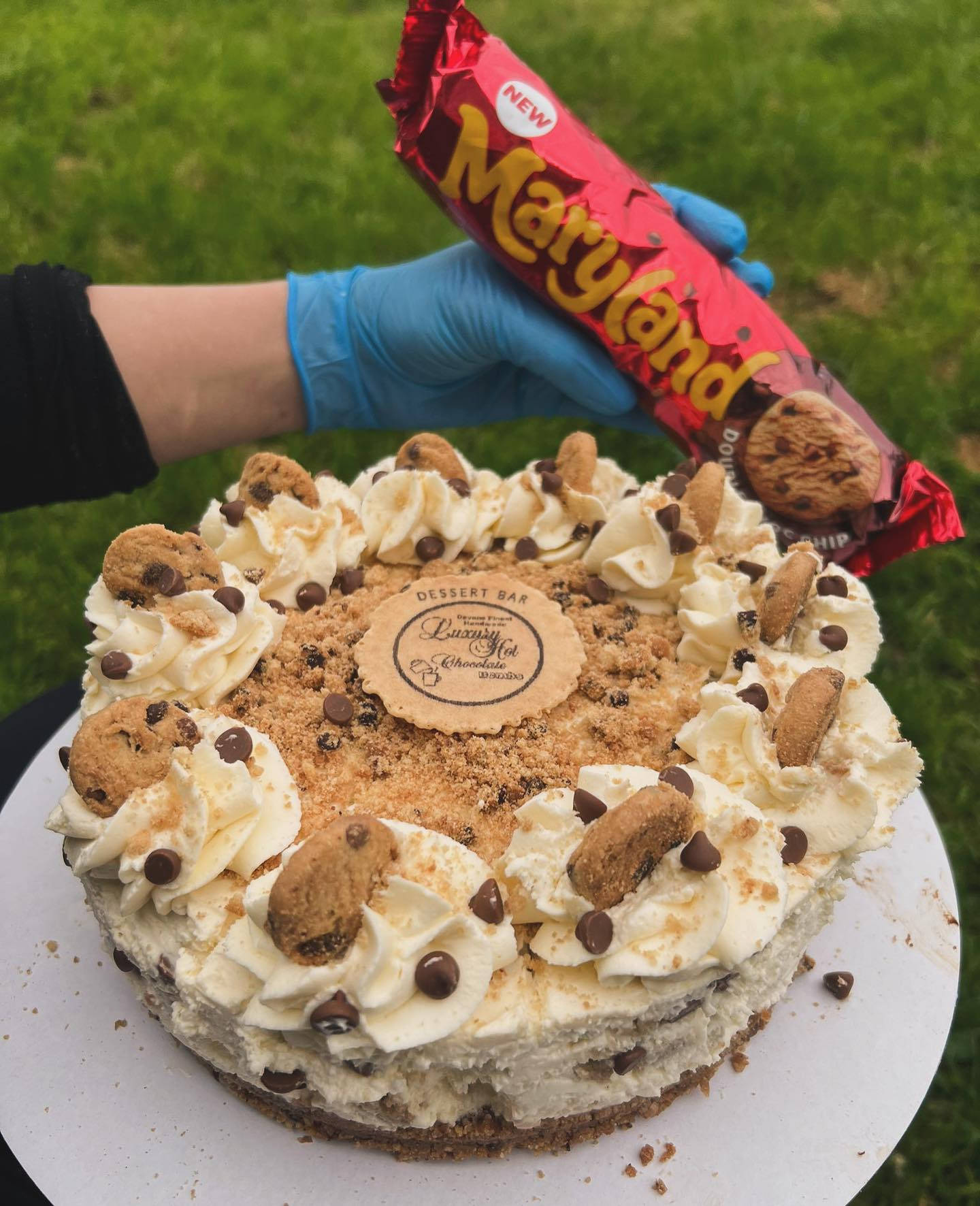 Cookie Dough Cheesecake Slice