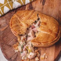 Chicken, Leek and Ham Pie