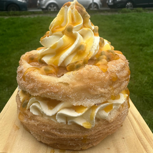 Mango and Passion Fruit Cronut