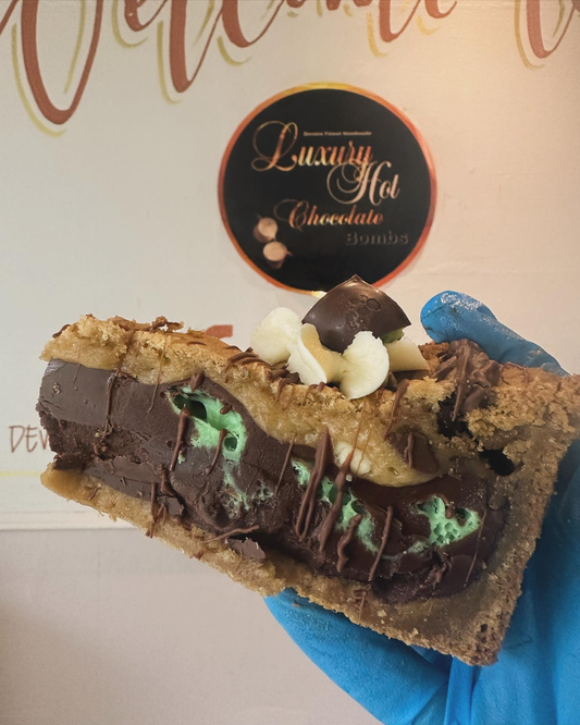 Mint Aero Cookie Pie