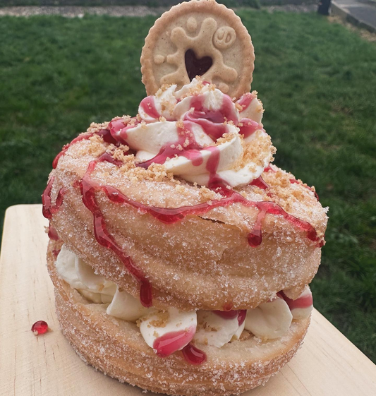 Jammy Dodger Cronut