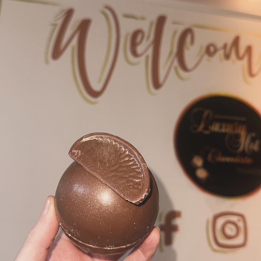 Chocolate Orange Hot Chocolate Bomb