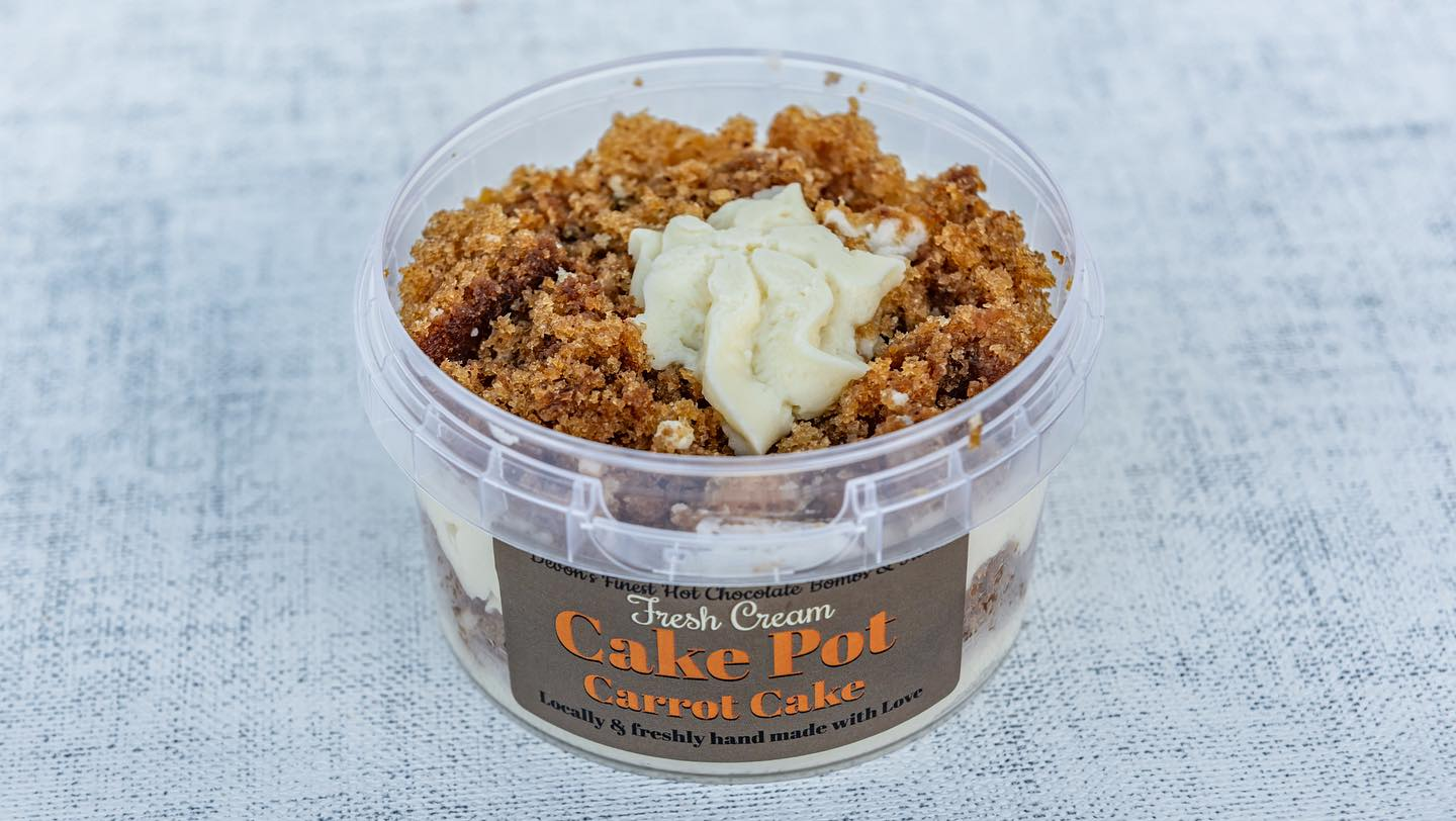 Carrot Cream Cake Pot