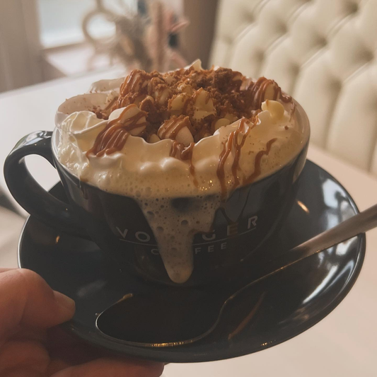 Biscoff White Chocolate Luxury Hot Chocolate